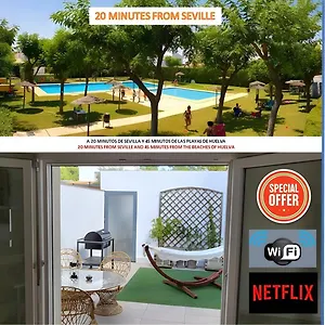 Сasa de vacaciones El Real Con Encanto En Sevilla, Espartinas