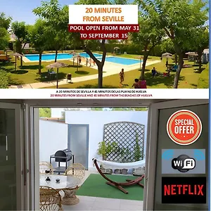 Сasa de vacaciones El Real Con Encanto En Sevilla, Espartinas
